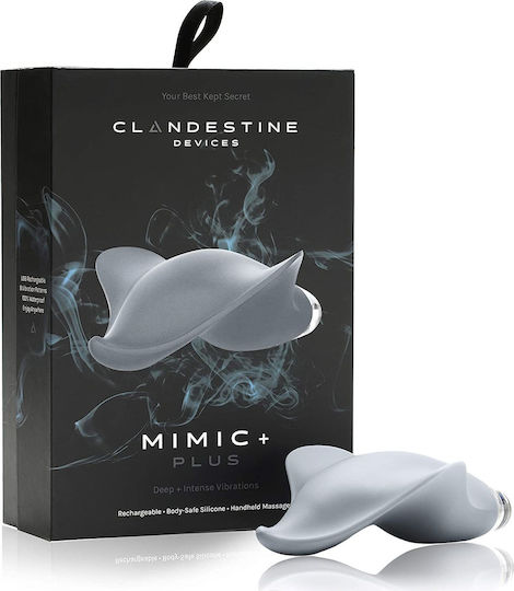Clandestine Mimic+ Plus Клитор Вибратор Сив цвят Stealth Gray