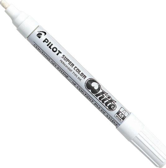 Pilot Super Color Ανεξίτηλος Μαρκαδόρος Λευκό 4.5mm