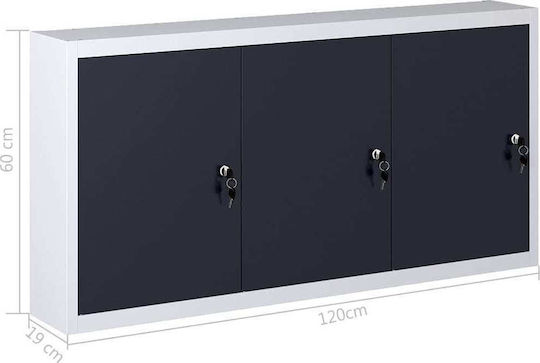 vidaXL Μεταλλικός Εργαλειοφόρος Π120xΒ19xΥ60εκ.