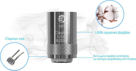 Joyetech BF Clapton Widerstand für Elektronische Zigaretten 1.5ohm (MTL) 1Stück