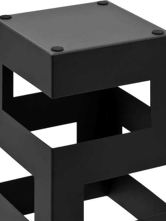 vidaXL Black 15.5x15.5x48.5cm