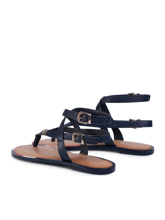 Tommy hilfiger iconic flat 2024 strappy