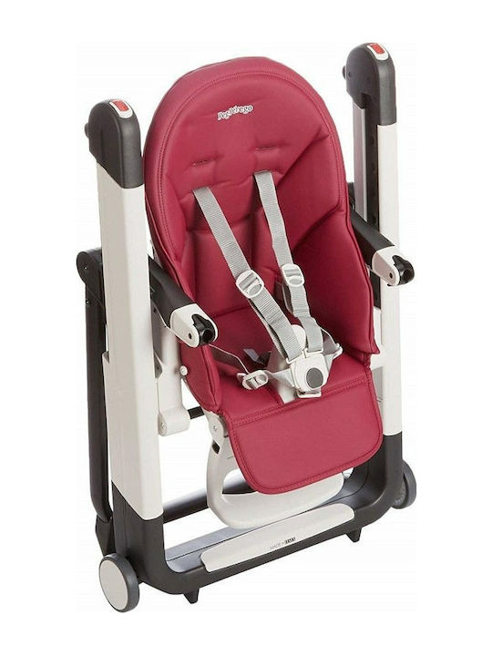 Peg Perego Siesta Αναδιπλούμενο Καρεκλάκι Φαγητού με Ρυθμιζόμενο Ύψος Φούξια