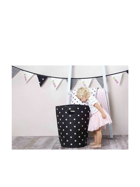 Minene Cutie de jucării pentru copii din material textil Stars Negru 1buc