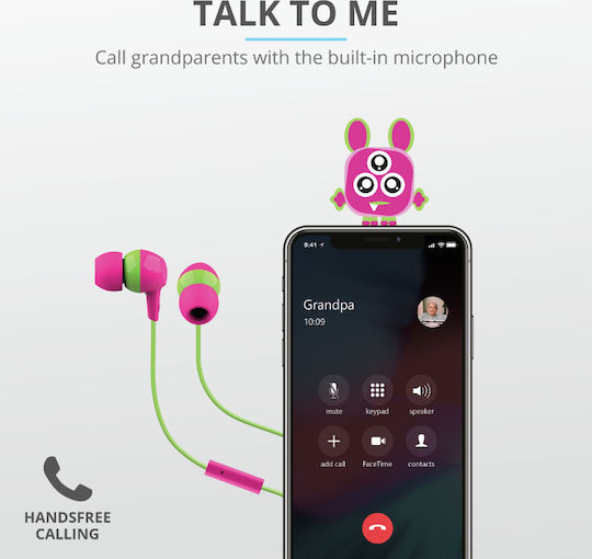 Buddi Kids Безжични Стерео с жак 3.5mm Розов