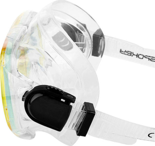 Spokey Flona Yellow Diving Mask with Snorkel