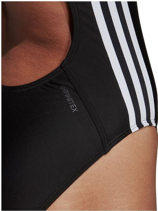 Athly V 3-Stripes Athletic One-Piece Swimsuit Black