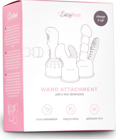 Easytoys Wand Attachment Aufsatz für Vibrator 9.5cm Clear
