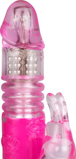 Easytoys Thrusting Rabbit Vibrator Rabbit 25cm Pink
