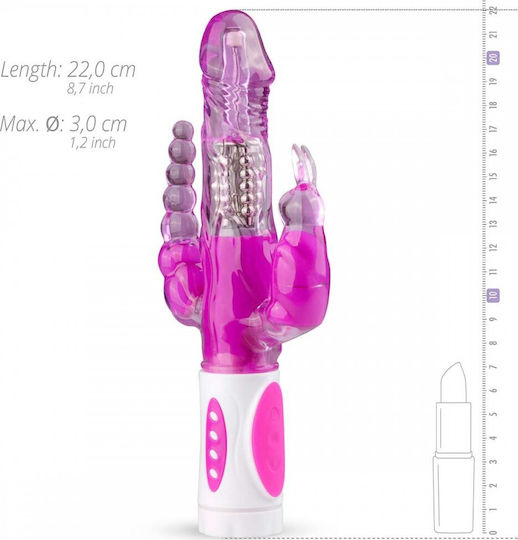 Easytoys Raving Rabbit Vibrator Iepurele 22cm Violet