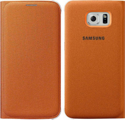 Samsung Flip Wallet Fabric Orange (Galaxy S6)