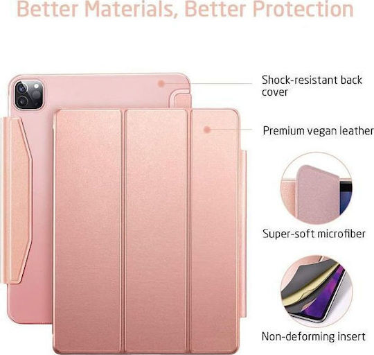 ESR Yippee Flip Cover Ροζ Χρυσή (iPad Pro 2020 12.9")
