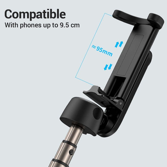ESR Kabelloses Handy-Stative Selfie-Stick Bluetooth Schwarz