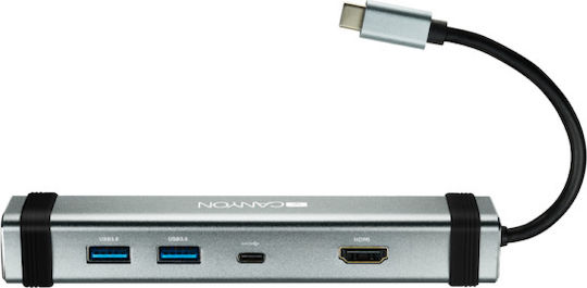 Canyon USB-C Docking Station with HDMI 4K PD Gray (CNS-TDS03DG)
