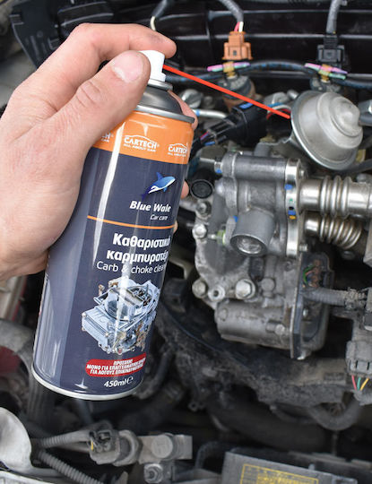 Cartech Carb & Choke Cleaner Pro Καθαριστικό Σπρέι 450ml