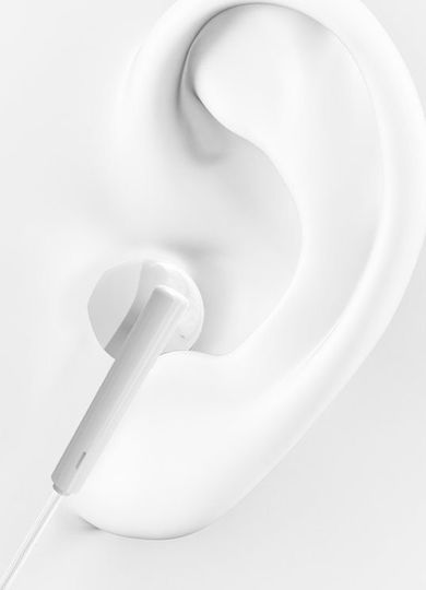 Dudao X3S Earbuds Handsfree με Βύσμα USB-C Λευκό
