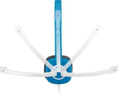 Logitech H150 On Ear Multimedia Headphone with Microphone 3.5mm Jack Blue