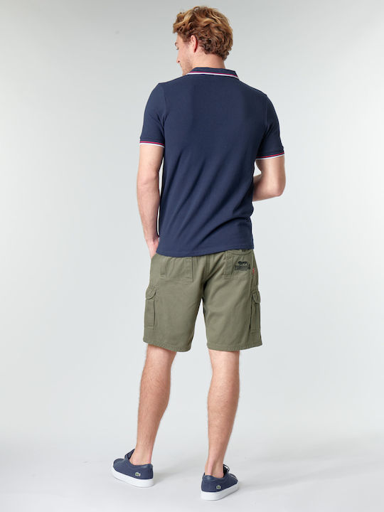 Lion Polo Short Sleeve Navy Blouse