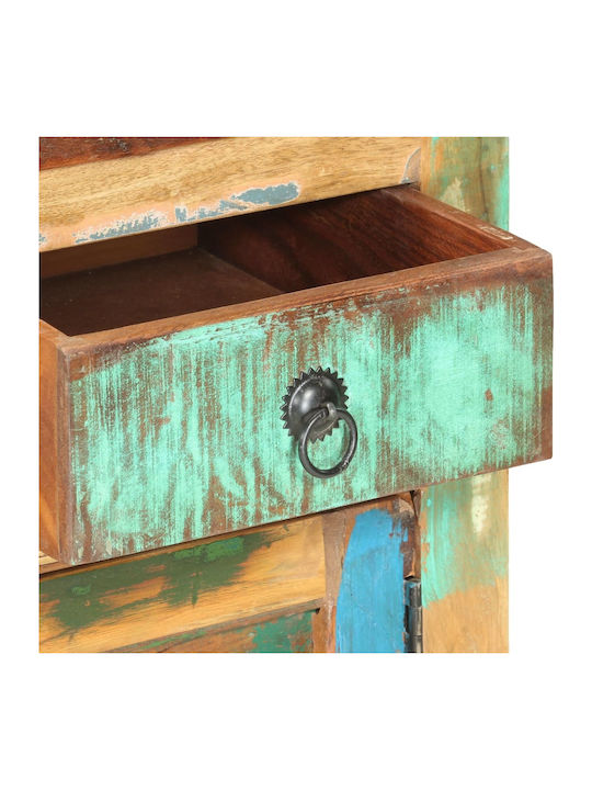 Sideboard made of Solid Wood with Drawers Recycled Wood 70x35x65cm