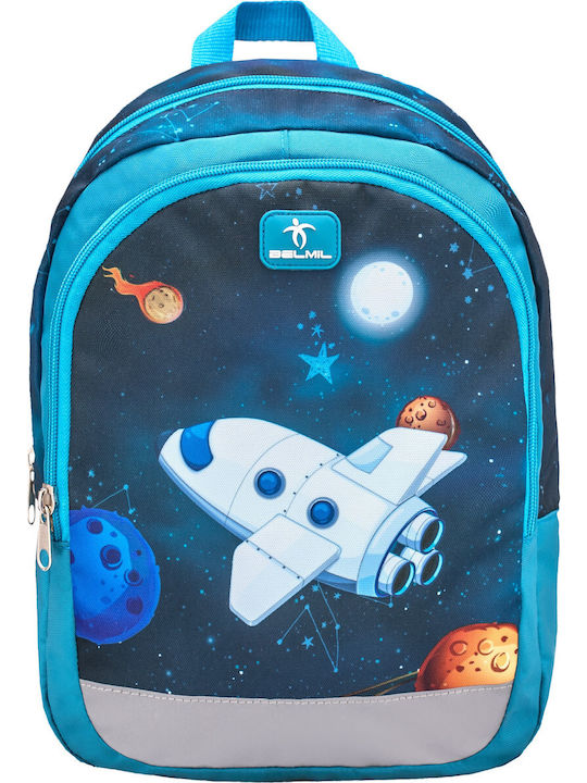 Belmil Spaceship Schulranzen Rucksack Grundschule Mehrfarbig 12Liter