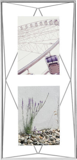Umbra Prisma Multi Wandmontage Metallisch 3 Stücke mit Silber Rahmen Chrome