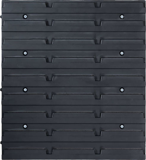 vidaXL Plastic Tool Bin Organiser