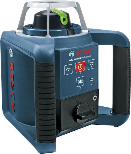 Bosch GRL 300 HVG Αυτορυθμιζόμενο Περιστροφικό Αλφάδι Laser Πράσινης Δέσμης 9V με Εύρος Εργασίας 100m