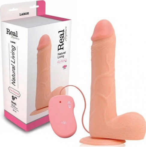Toyz4lovers Real Rapture Natural Living Fire Passion Реалистичен Вибратор 23см Плът