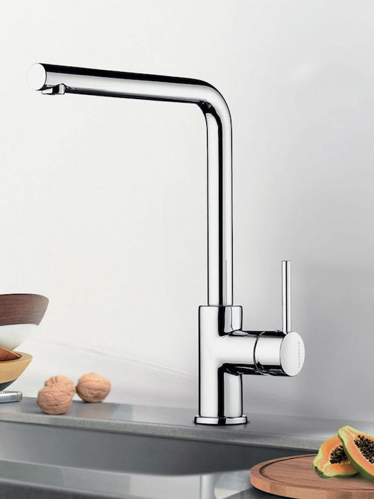 Teorema Minimal Küchenarmatur Zähler Silber