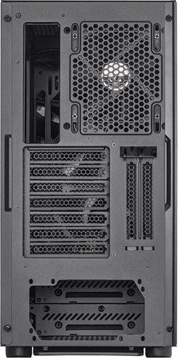 Silverstone Seta A1 Gaming Midi Tower Computer Case with Side Window and RGB Lighting Black/Silver