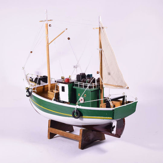 Vintage Weihnachtsboot 40x37cm