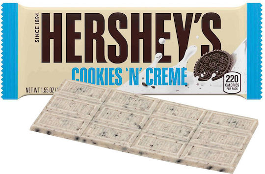Hershey Σοκολάτα Λευκή Cookies 'n' Creme 43gr