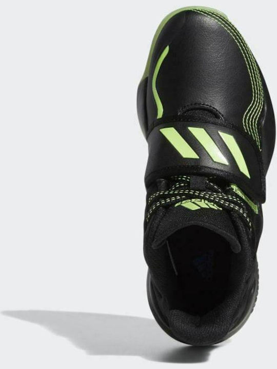 Adidas Αθλητικά Παιδικά Παπούτσια Μπάσκετ Pro Spark 2.0 Core Black / Signal Green