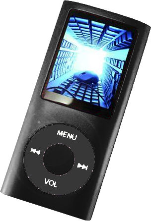 MP4-418 MP4 Player (8GB) with TFT Screen 1.8" Black