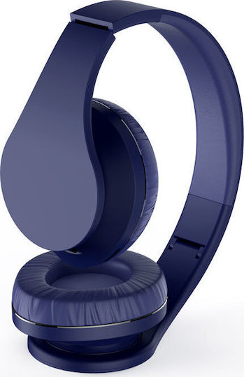 Havit HV-I66 Wireless / Wired On Ear Headphones with Radio with 6 hours of Operation Blue