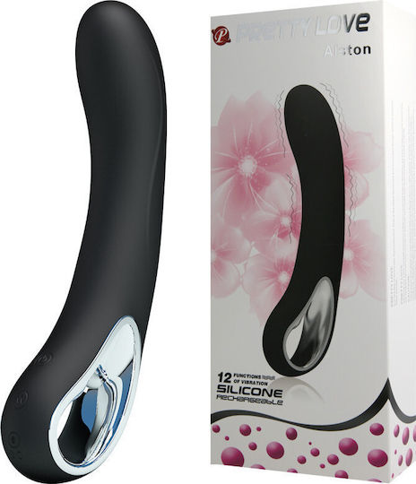 Pretty Love Alston Classic Vibrator 20cm Black