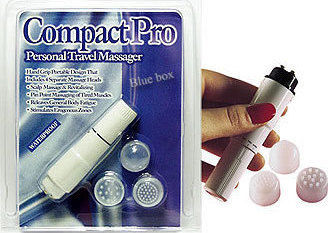 Seven Creations Compact Pro Vibrator Massage 10cm White