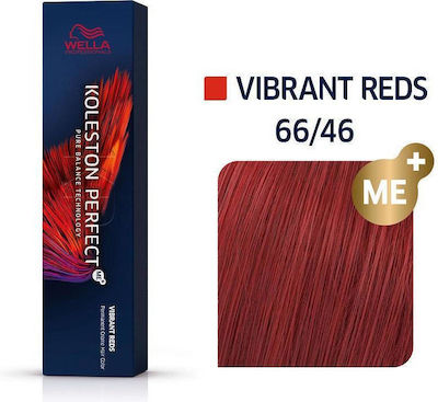 Wella Koleston Perfect Me+ Vibrant Reds 66/46 Έντονο Ξανθό Σκούρο Κόκκινο Βιολέ 60ml