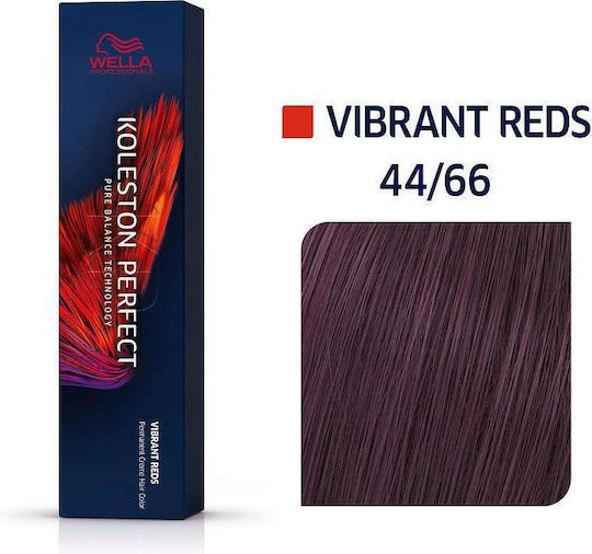 Wella Koleston Perfect Me+ Vibrant Reds Βαφή Μαλλιών 44/66 Καστανό Έντονο Βιολέ 60ml
