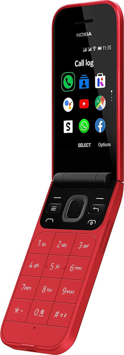 Nokia 2720 Flip Dual SIM 512MB 4GB Κινητό με Κουμπιά Κόκκινο Skroutz gr