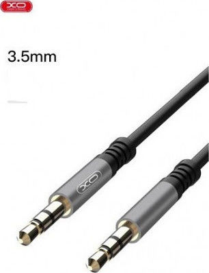 3.5mm male - 3.5mm male Cable Black 1m (XO NB121)