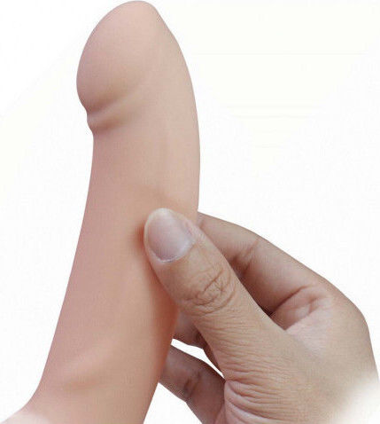You2Toys Strap-On Silicone Sleeve Harness with Dildo 16cm in skin color