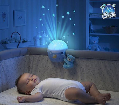 Chicco Sleep Toy Next2 Stars with Music and Light for 0++ Months Blue