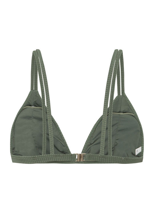 Triangle Bikini Top Jana Khaki