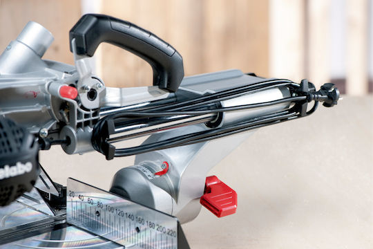 Metabo KGS 254 M Set Fierăstrău circular Cu glisare cu Disc de tăiere cu diametrul 254mm și Ghid Laser