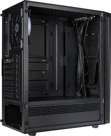 Kolink Void Gaming Midi Tower Κουτί Υπολογιστή με Πλαϊνό Παράθυρο και RGB Φωτισμό Μαύρο
