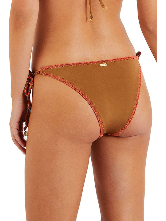 Banana Moon Couture Blika Nazca Bikini Slip Μπεζ