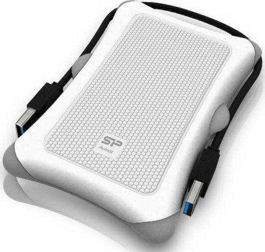 Silicon Power Armor A30 USB 3.0 External 2.5" HDD 1TB White