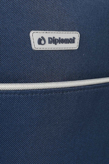 Diplomat Reisetasche 49Es Blau Stoff L53xB30xH31cm