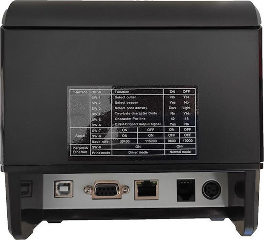 NG 850 Θερμικός Εκτυπωτής Αποδείξεων Ethernet / Serial / USB